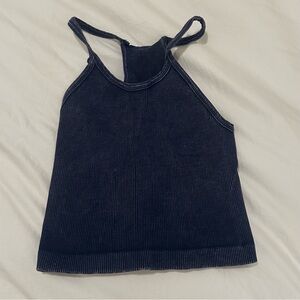 Happiness Runs navy tank